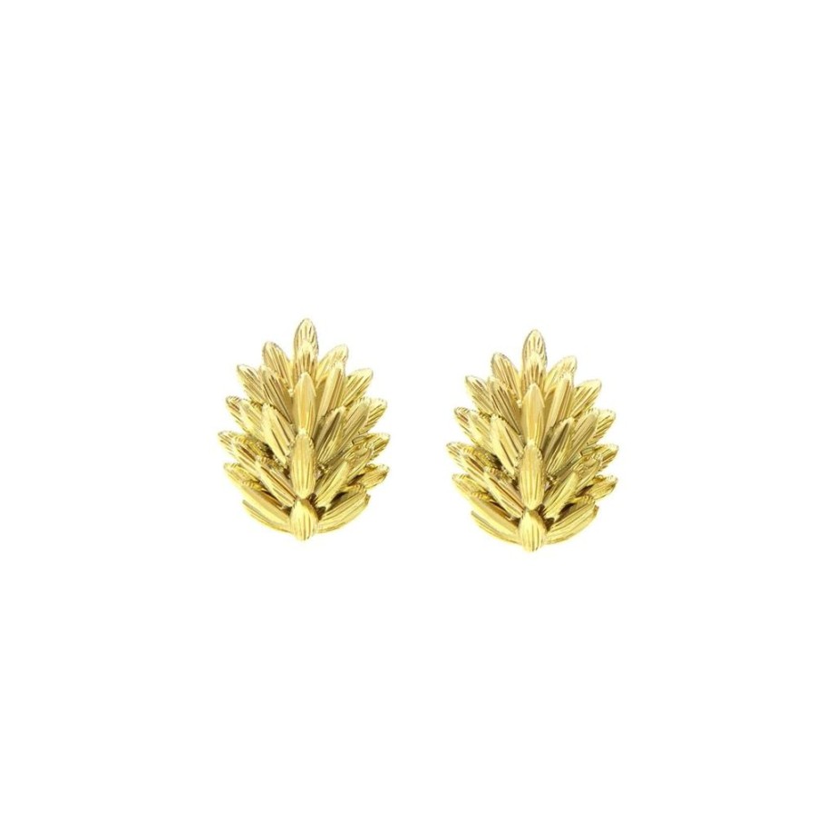 Vintage Jewelry S.Vaggi | Vintage Gold Earrings