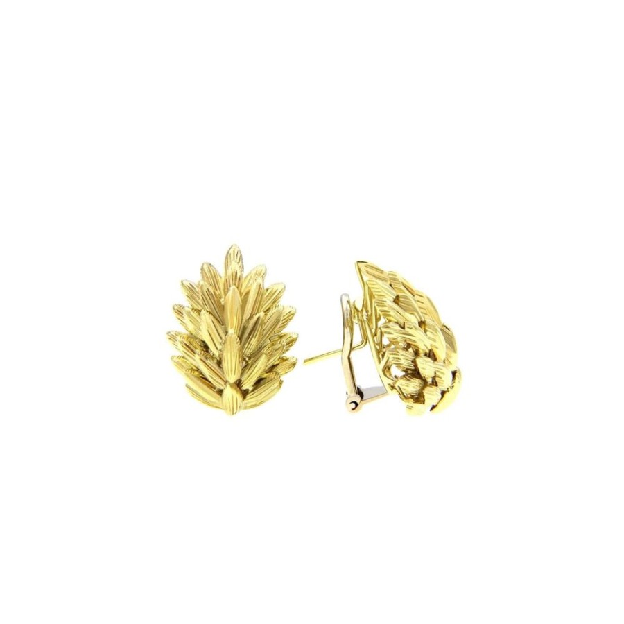 Vintage Jewelry S.Vaggi | Vintage Gold Earrings