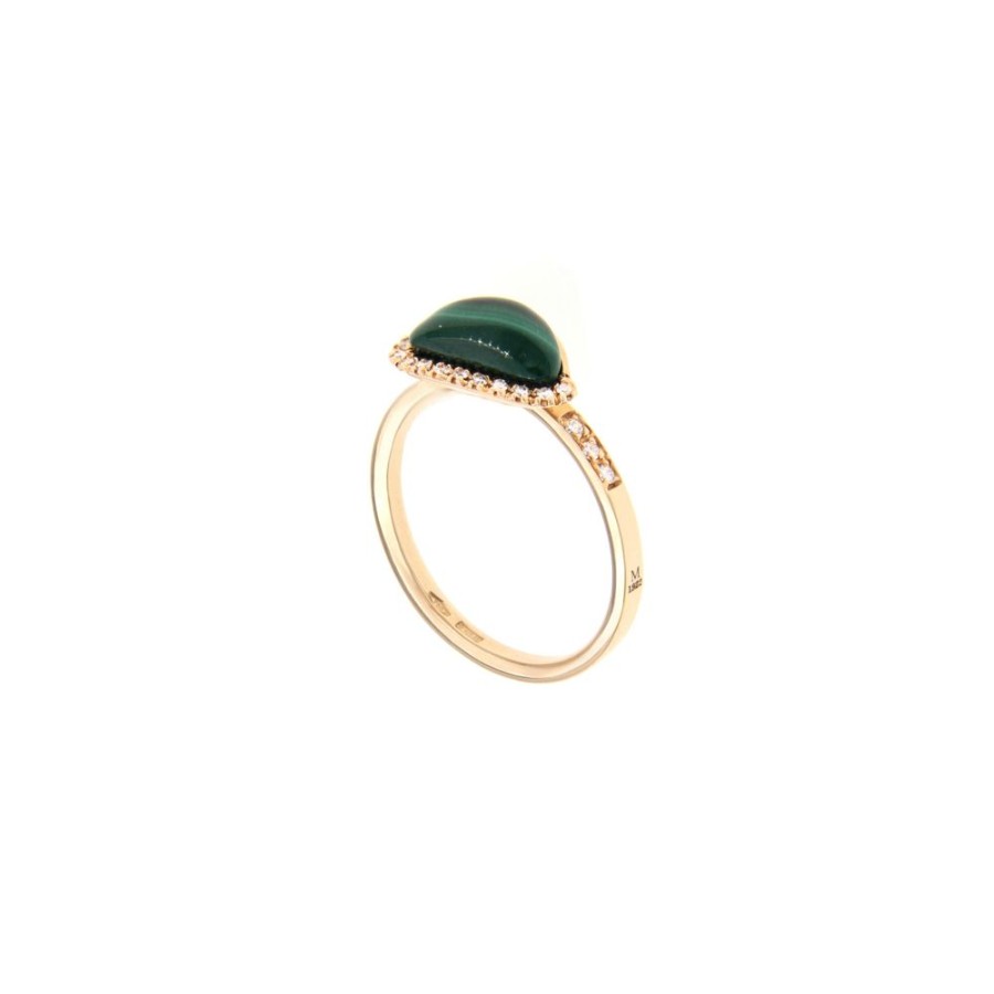 Modern Jewelry S.Vaggi | Gold Ring With Malachite