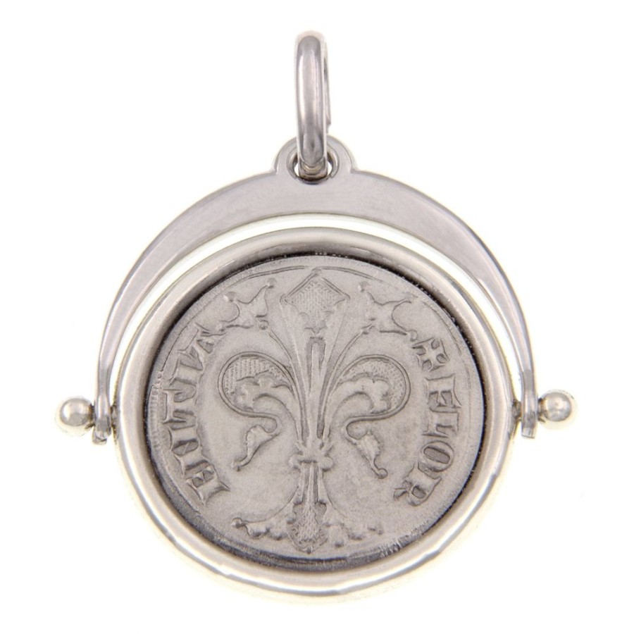 Modern Jewelry S.Vaggi | Silver Florin Pendant