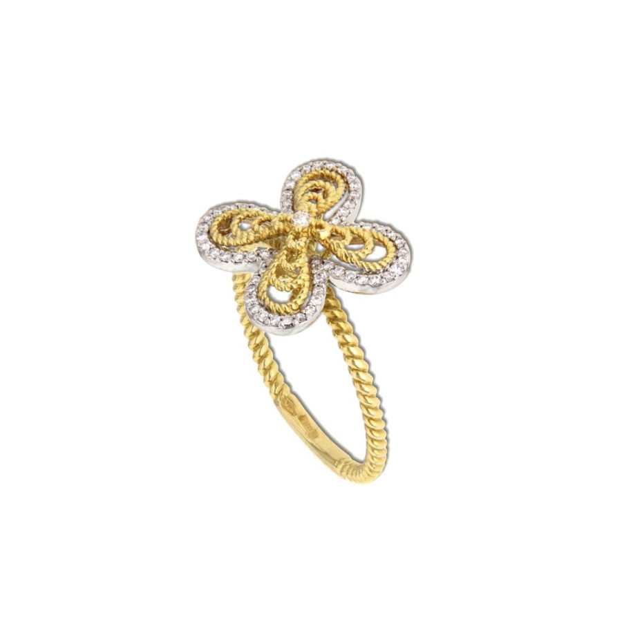 Modern Jewelry S.Vaggi | Gold Ring With Diamonds