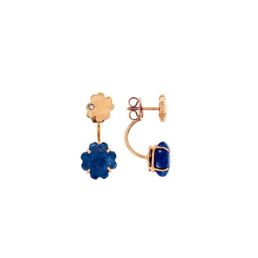 Modern Jewelry S.Vaggi | Gold Earrings With Tanzanite