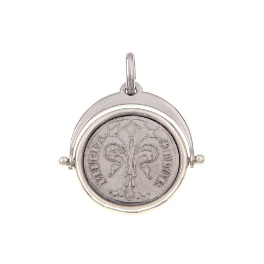 Modern Jewelry S.Vaggi | Silver Florin Pendant