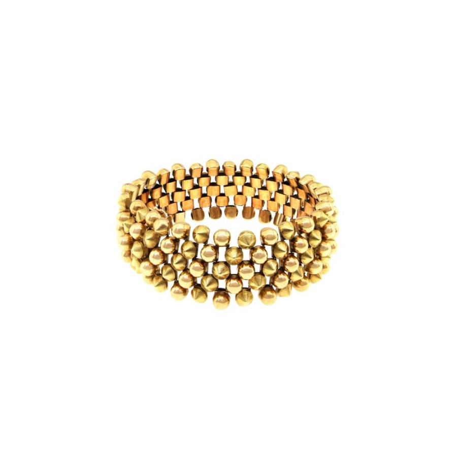 Vintage Jewelry S.Vaggi | Vintage Gold Bracelet