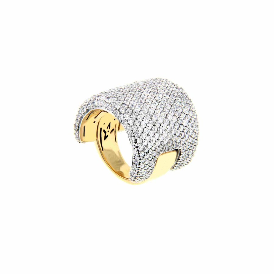 Modern Jewelry S.Vaggi | Gold Ring With Diamonds