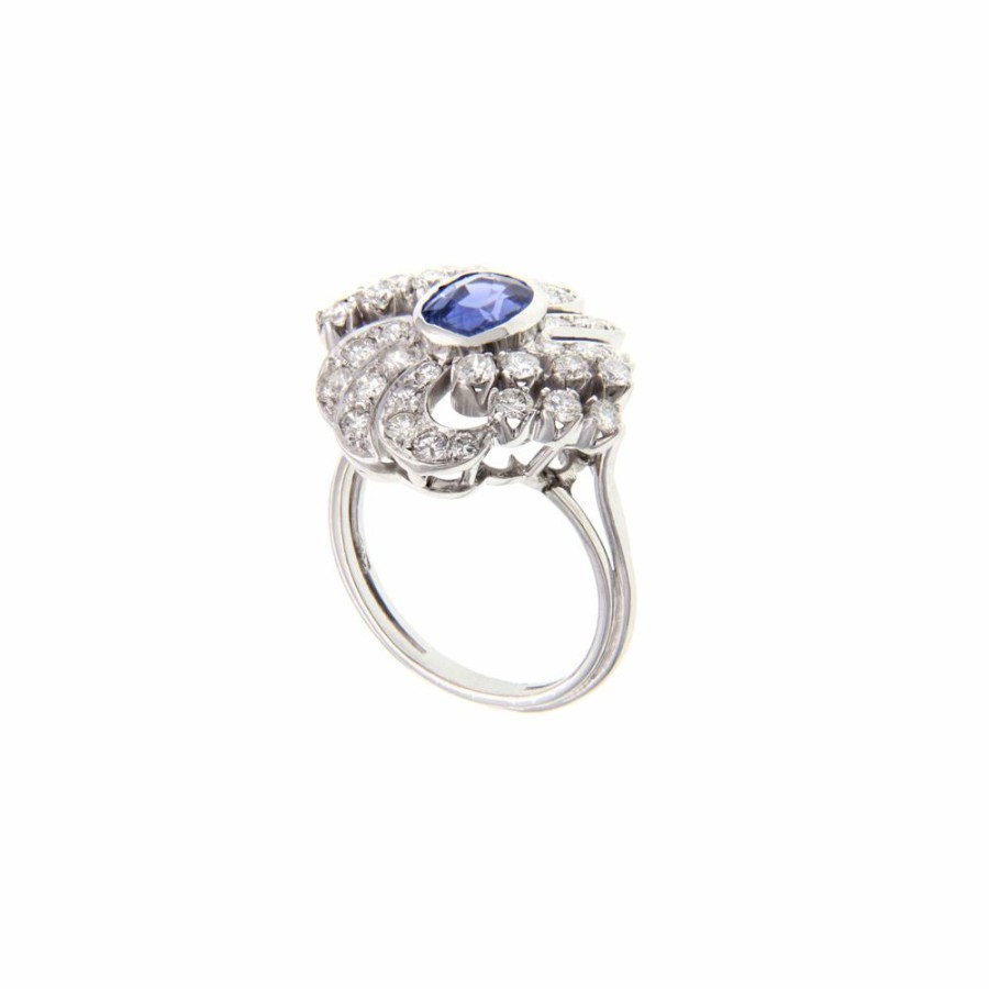 Modern Jewelry S.Vaggi | Gold Ring With Sapphire