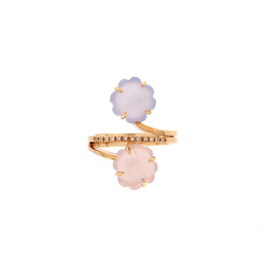 Modern Jewelry S.Vaggi | Gold Ring With Stones