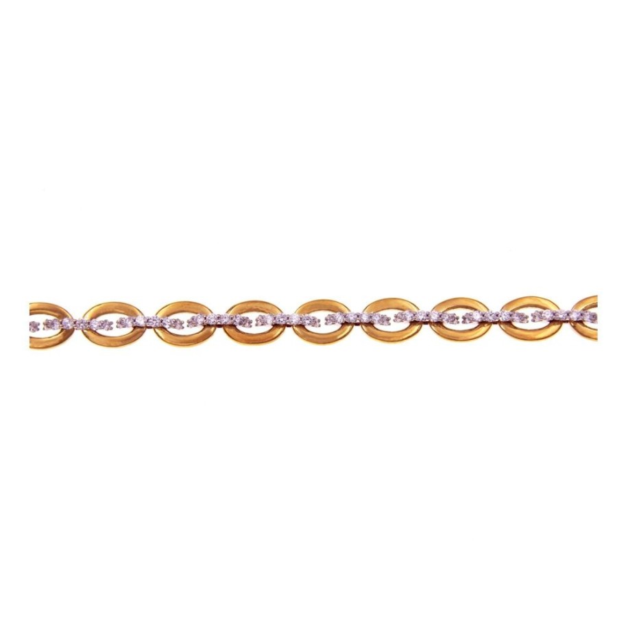 Modern Jewelry S.Vaggi | Gold Bracelet With Diamonds