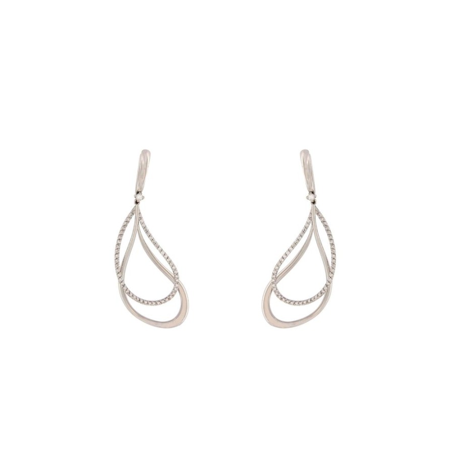 Modern Jewelry S.Vaggi | Gold Earrings With Diamonds