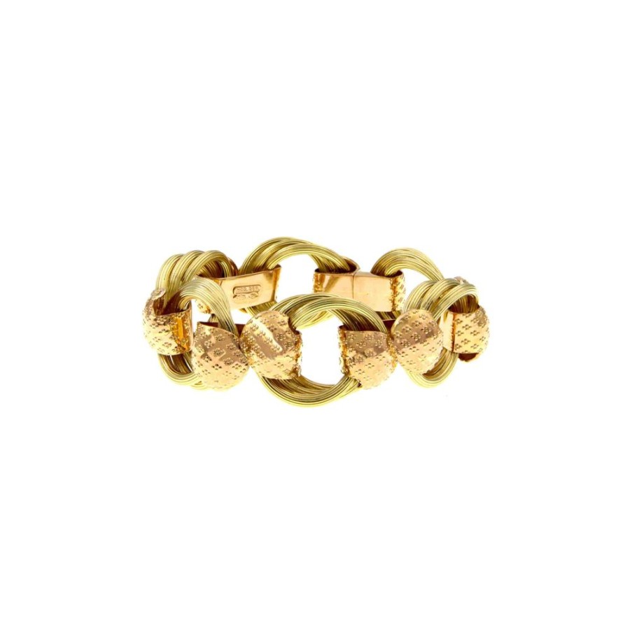 Vintage Jewelry S.Vaggi | Vintage Gold Bracelet