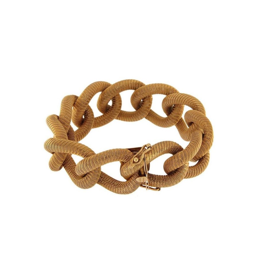 Vintage Jewelry S.Vaggi | Vintage Gold Bracelet