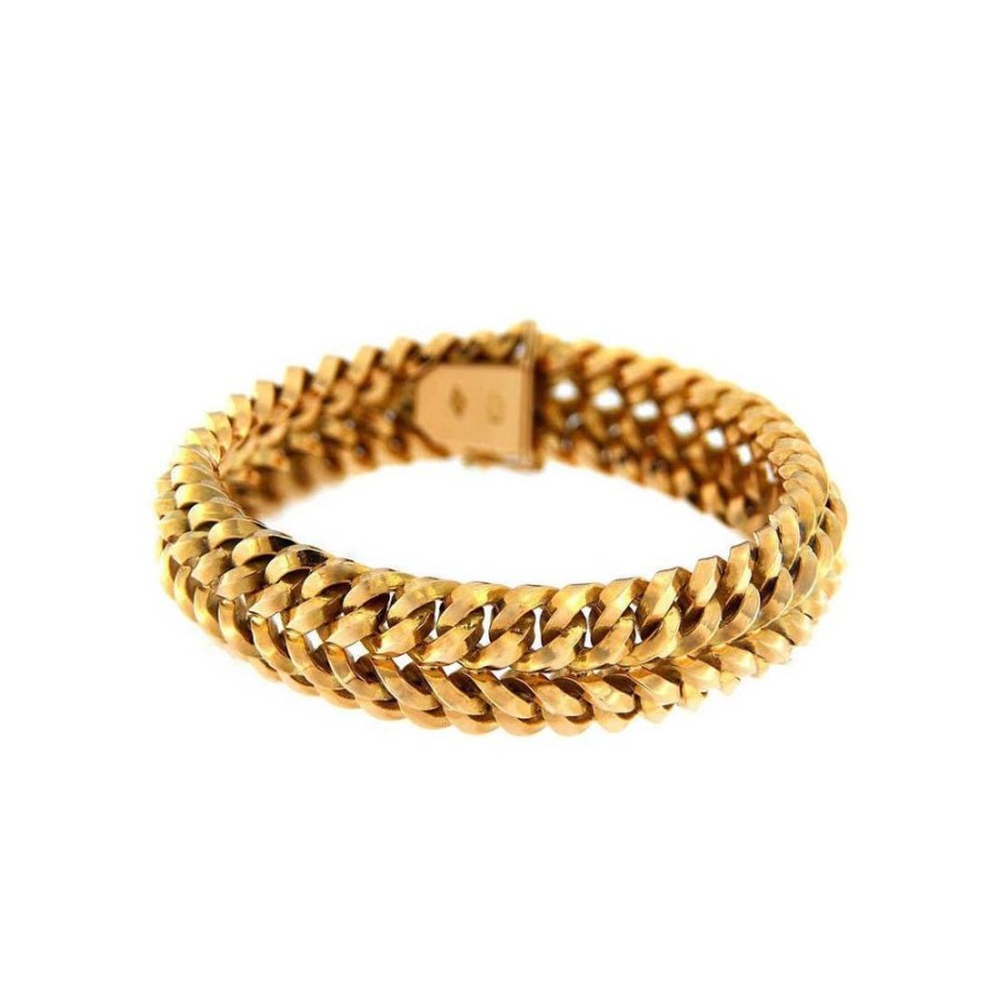 Vintage Jewelry S.Vaggi | Vintage Gold Bracelet