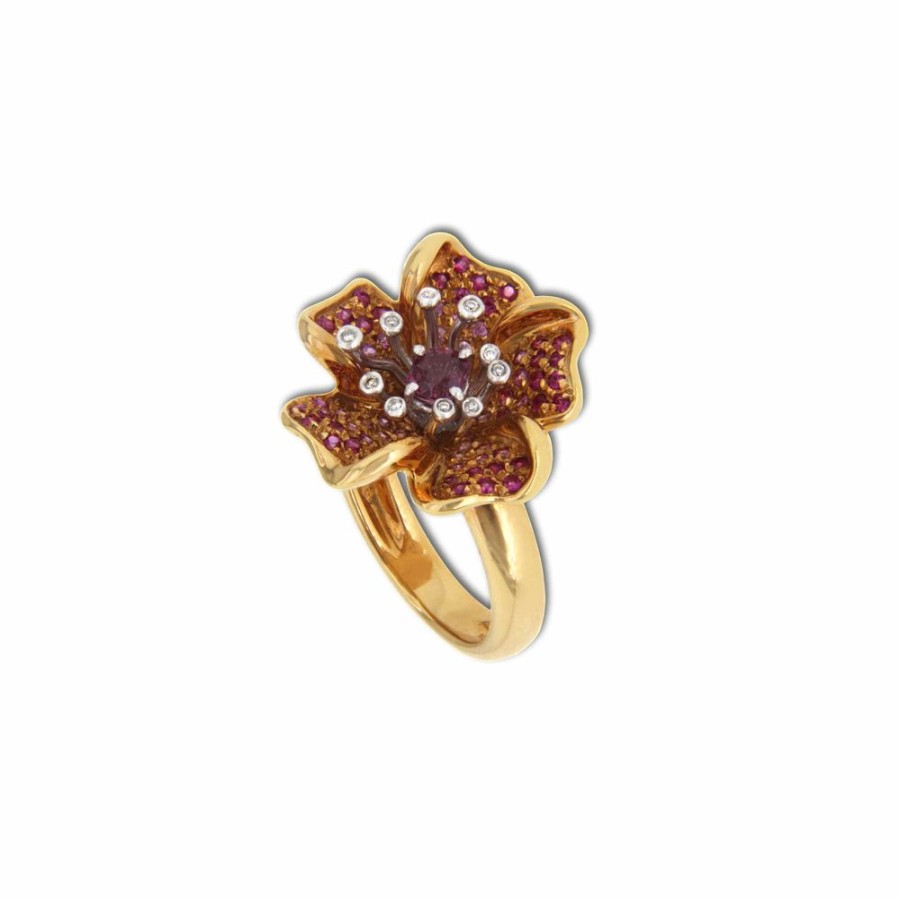 Modern Jewelry S.Vaggi | Gold Ring With Stones