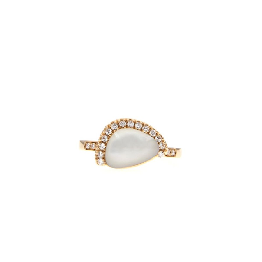 Modern Jewelry S.Vaggi | Gold Ring With Mother Of Pearl