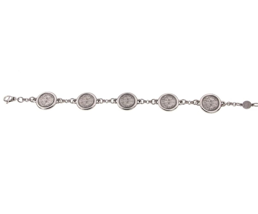 Modern Jewelry S.Vaggi | Silver Florin Bracelet