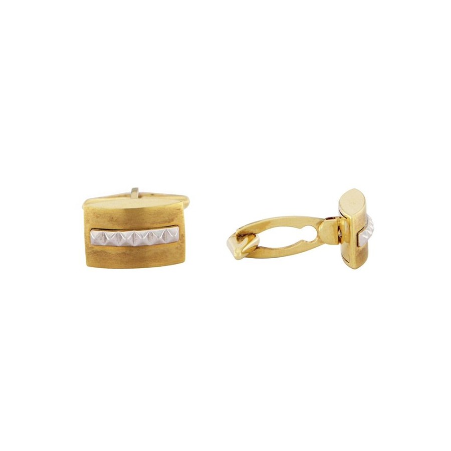 Men'S Jewelry S.Vaggi | Gold Cufflinks