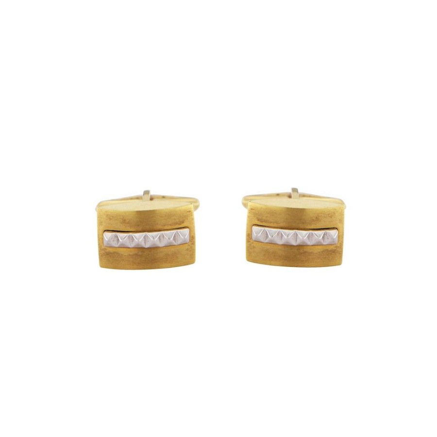 Men'S Jewelry S.Vaggi | Gold Cufflinks