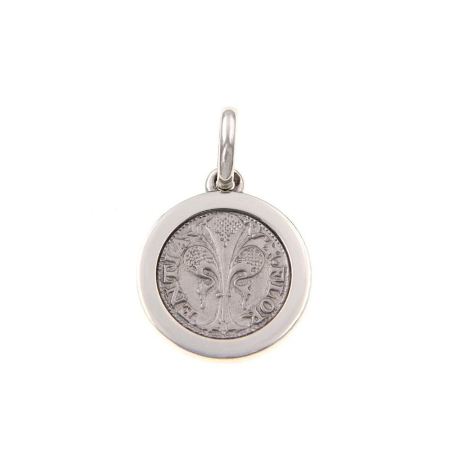 Modern Jewelry S.Vaggi | Silver Florin Pendant