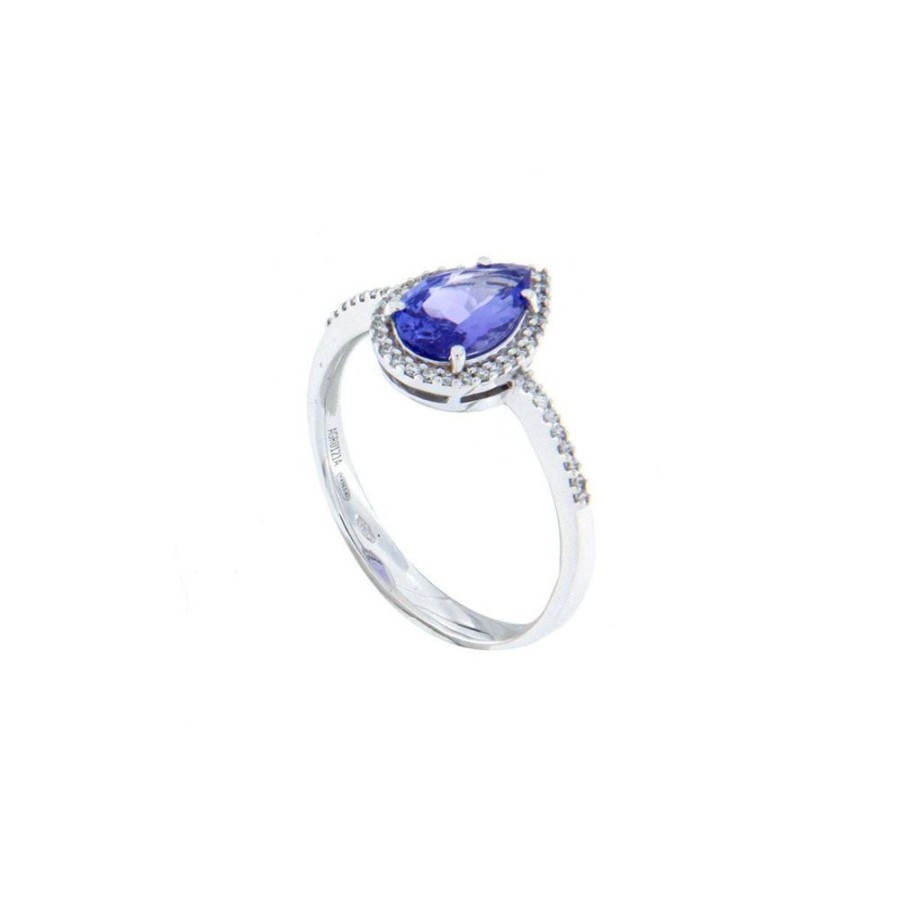 Modern Jewelry S.Vaggi | Gold Ring With Tanzanite