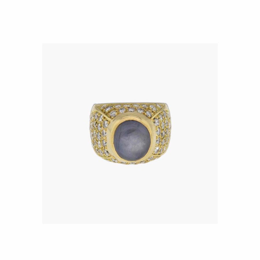 Vintage Jewelry S.Vaggi | Gold Ring With Sapphires