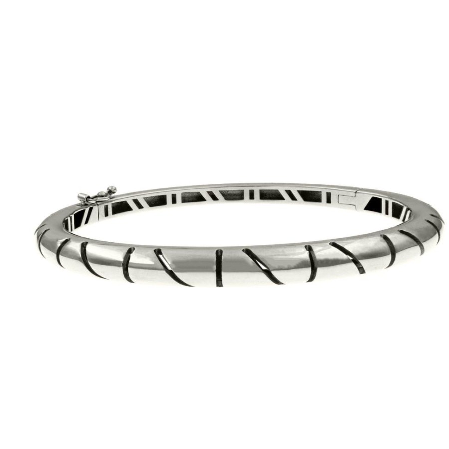 Modern Jewelry S.Vaggi | White Gold Bangle