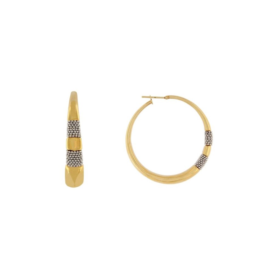 Modern Jewelry S.Vaggi | Gold Hoops Earrings