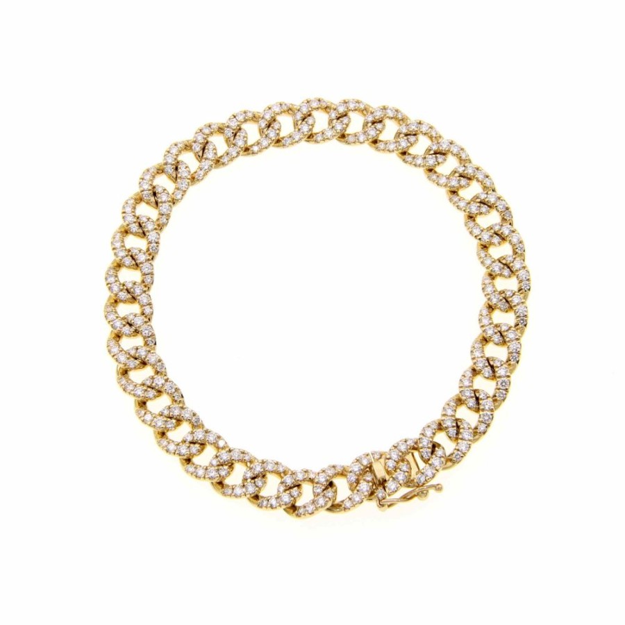 Modern Jewelry S.Vaggi | Gold Bracelet With Diamonds