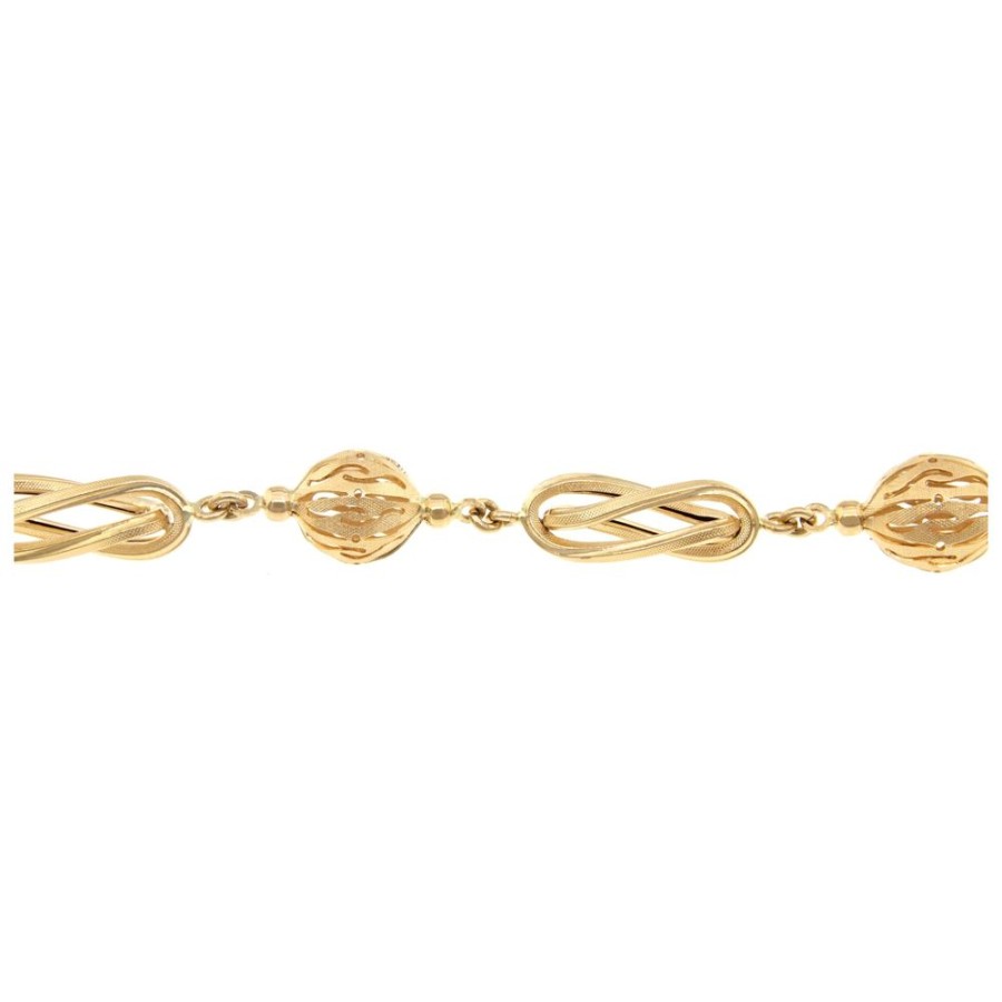 Vintage Jewelry S.Vaggi | Vintage Gold Bracelet