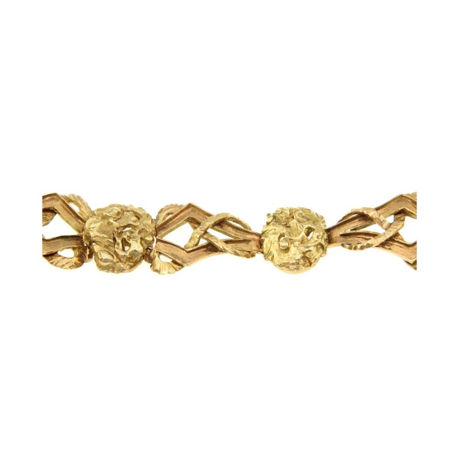 Vintage Jewelry S.Vaggi | Vintage Gold Bracelet