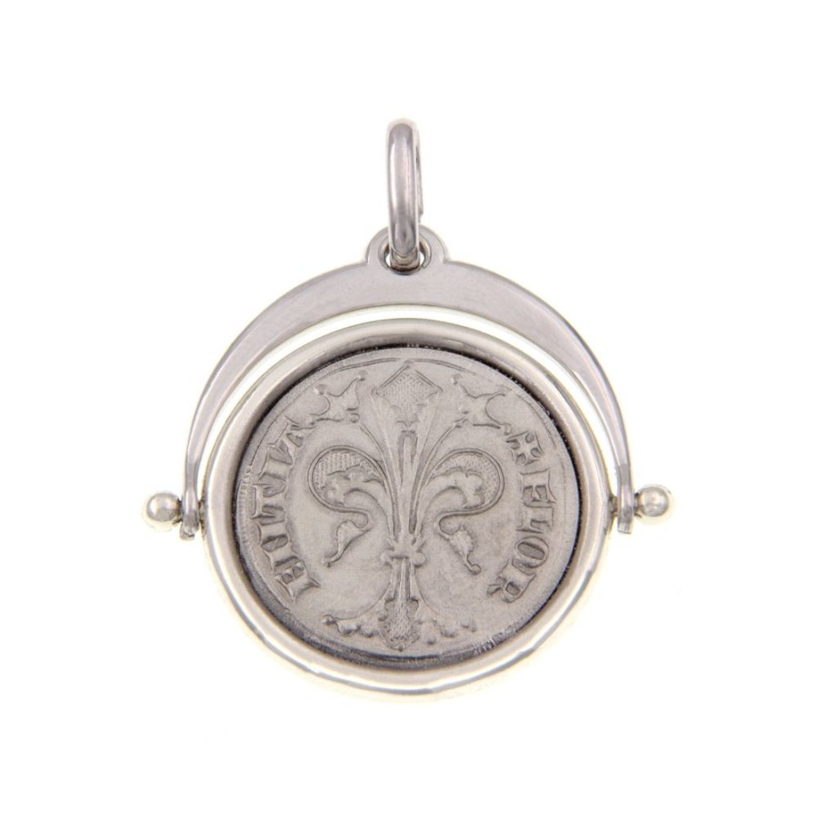 Modern Jewelry S.Vaggi | Silver Florin Pendant