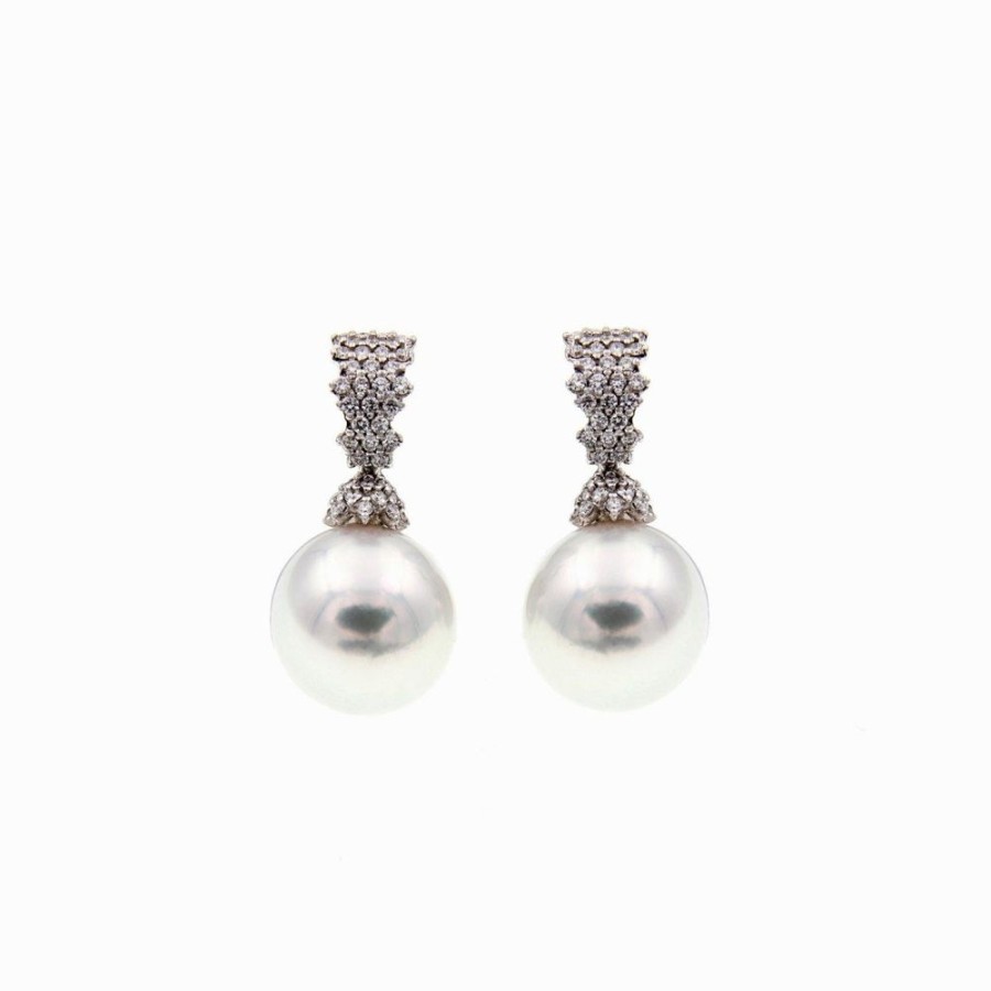 Modern Jewelry S.Vaggi | Gold Earrings With Pearls