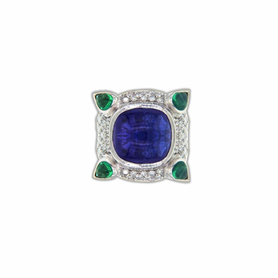 Modern Jewelry S.Vaggi | Gold Ring With Tanzanite