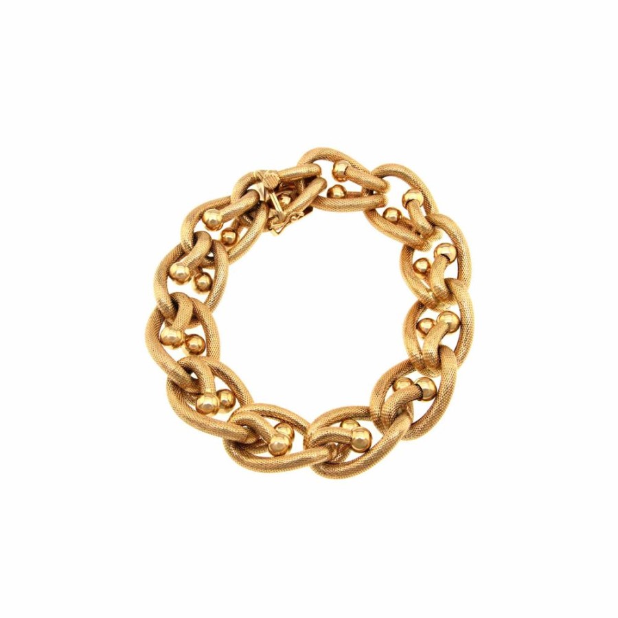 Vintage Jewelry S.Vaggi | Vintage Gold Bracelet