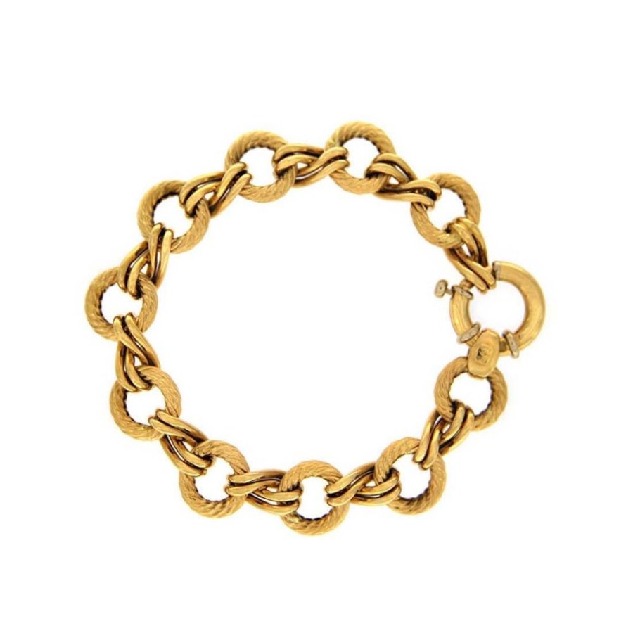 Vintage Jewelry S.Vaggi | Vintage Gold Bracelet