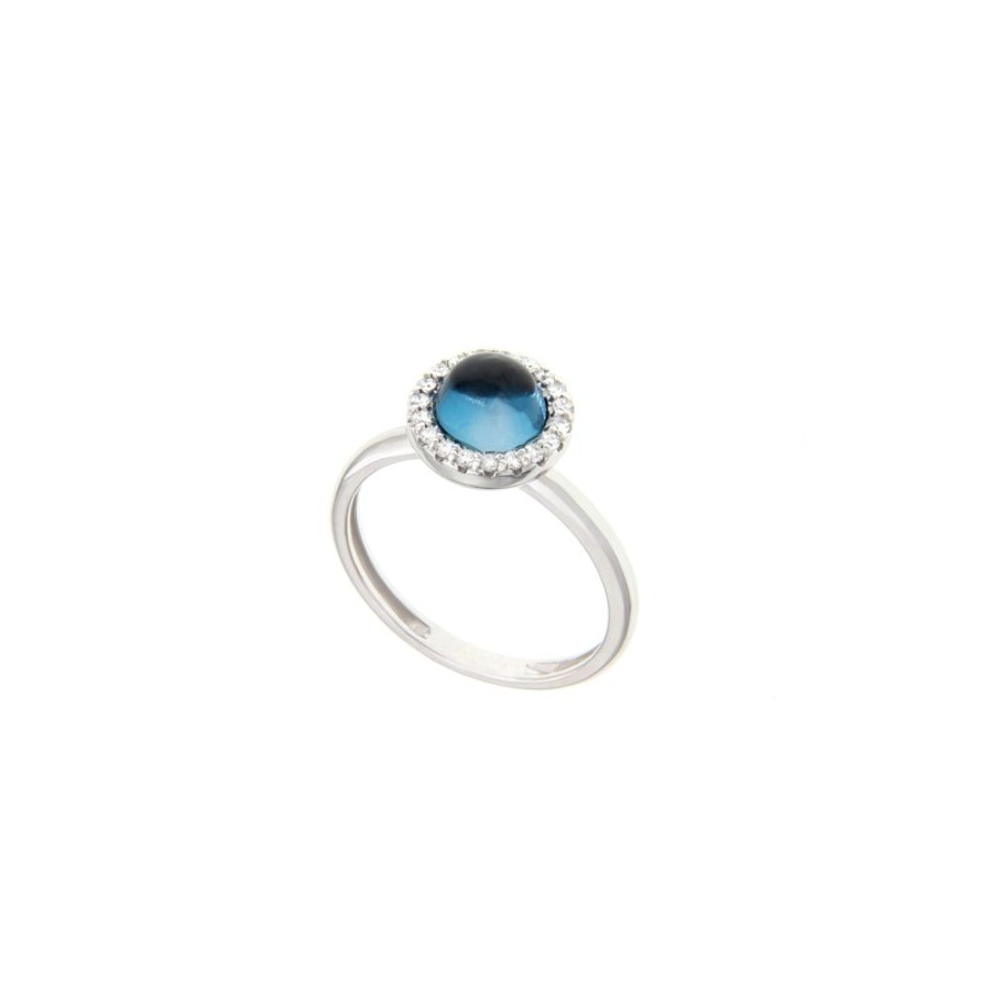 Modern Jewelry S.Vaggi | Gold Ring With Topaz