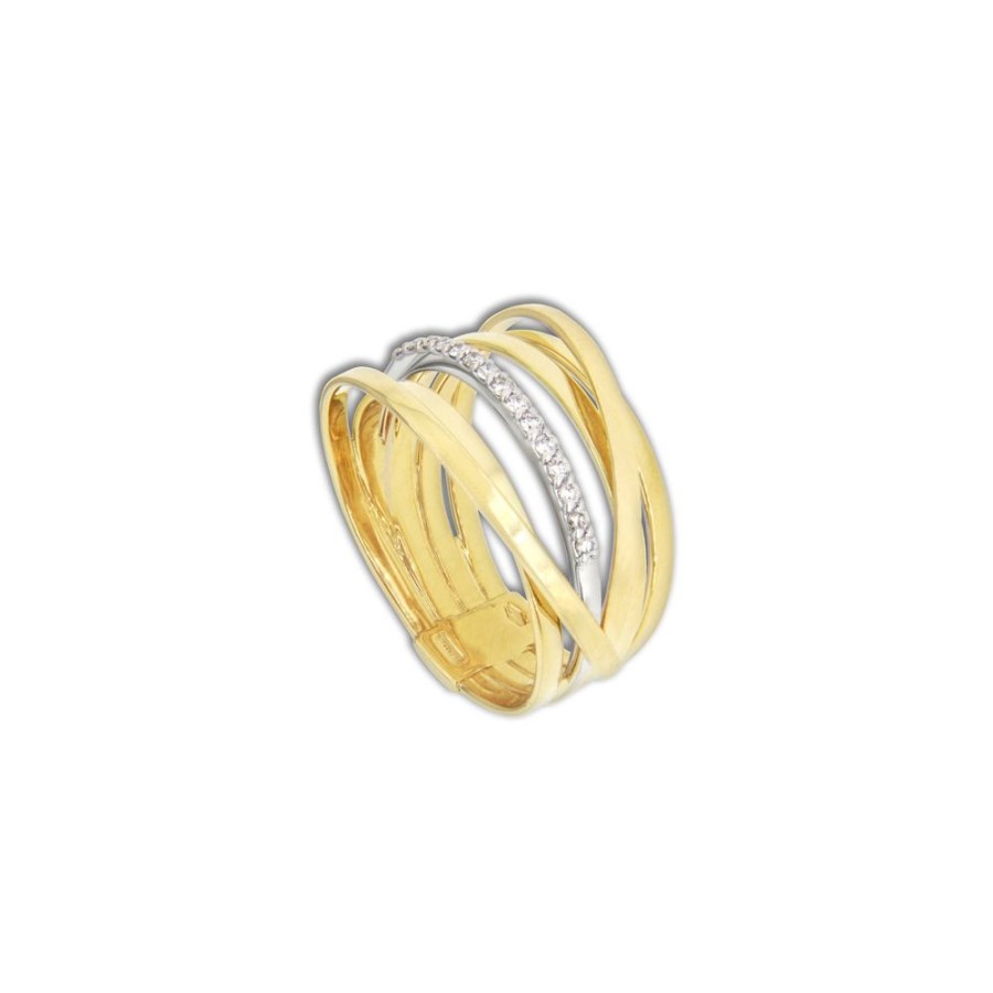 Modern Jewelry S.Vaggi | Gold Ring With Diamonds