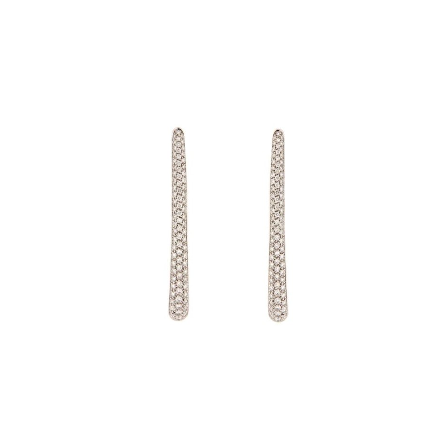 Modern Jewelry S.Vaggi | Gold Earrings With Diamonds