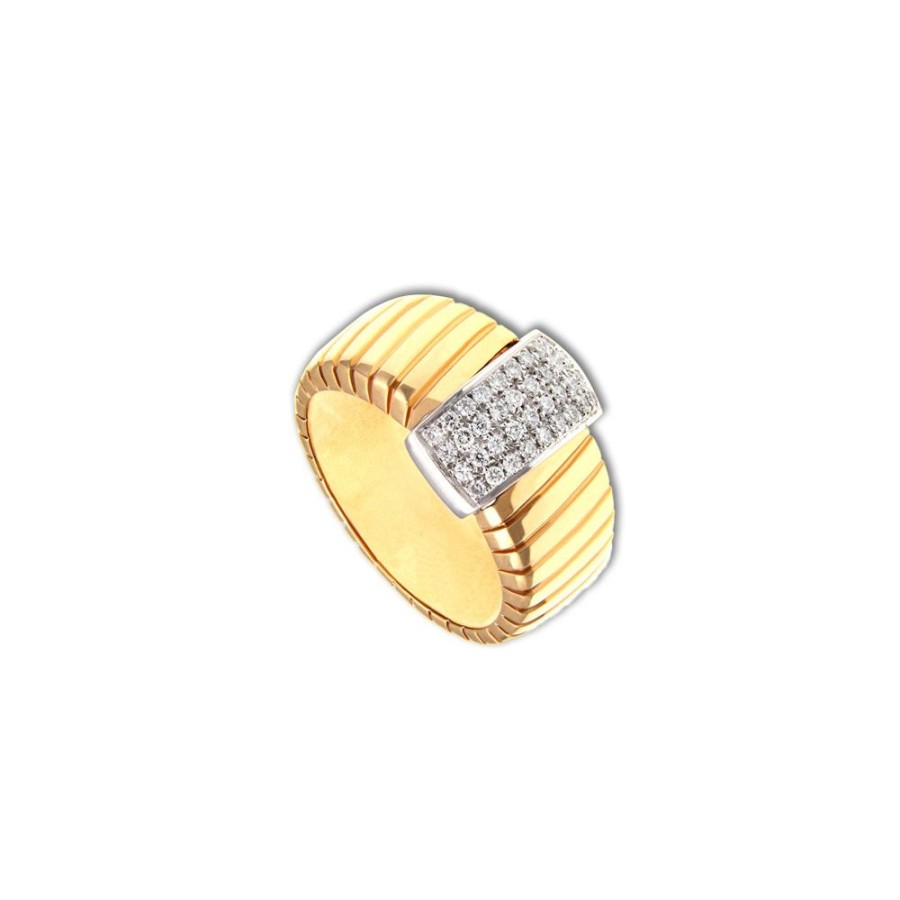 Modern Jewelry S.Vaggi | Gold Ring With Diamonds