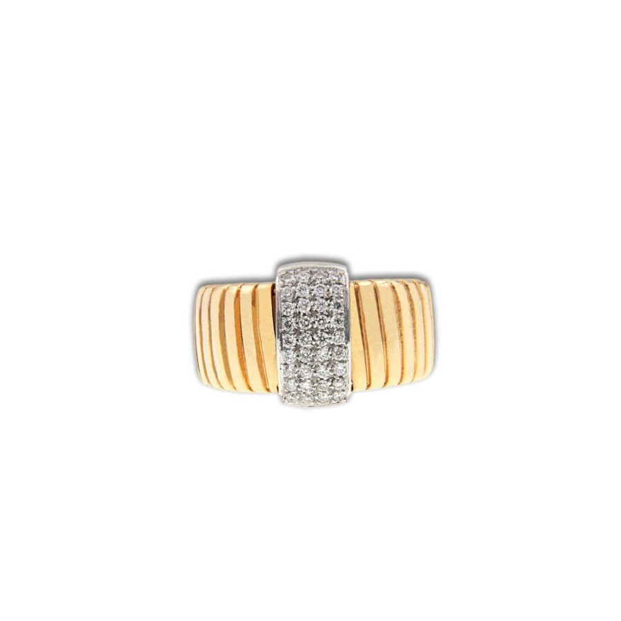 Modern Jewelry S.Vaggi | Gold Ring With Diamonds