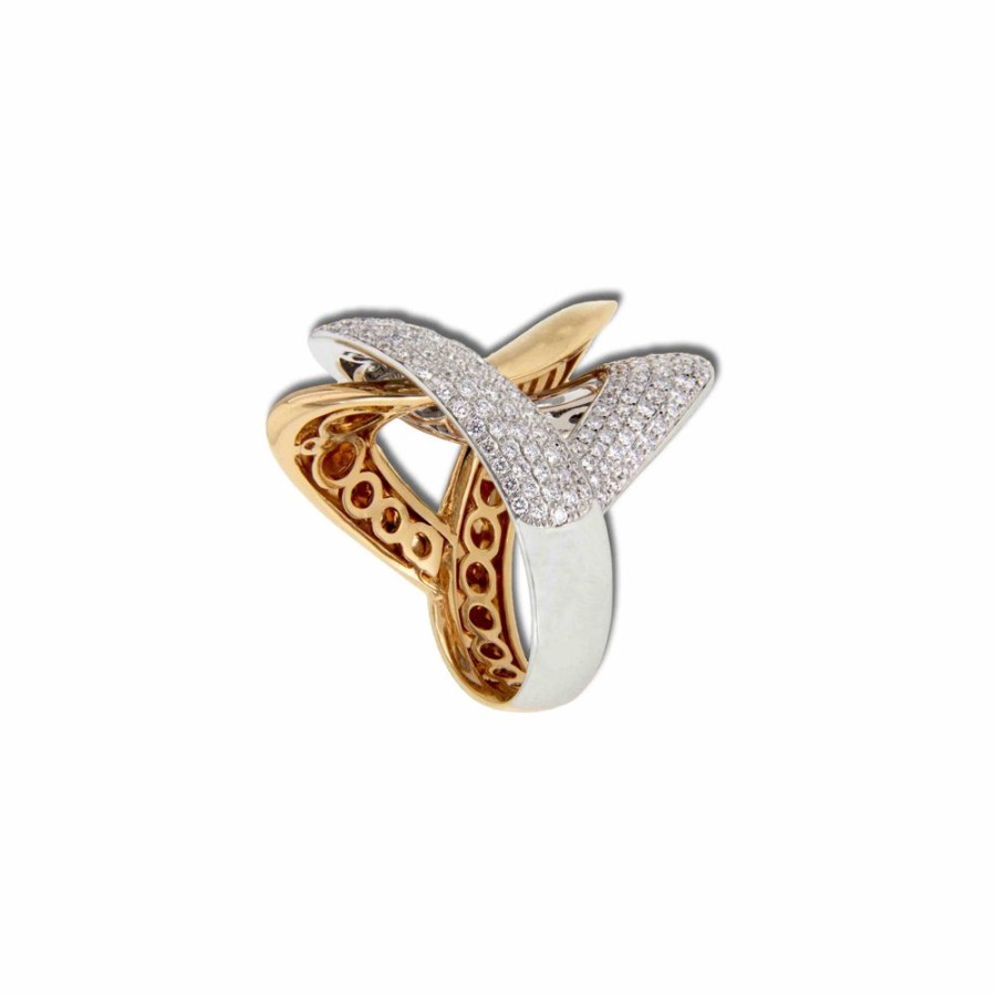 Modern Jewelry S.Vaggi | Gold Ring With Diamonds