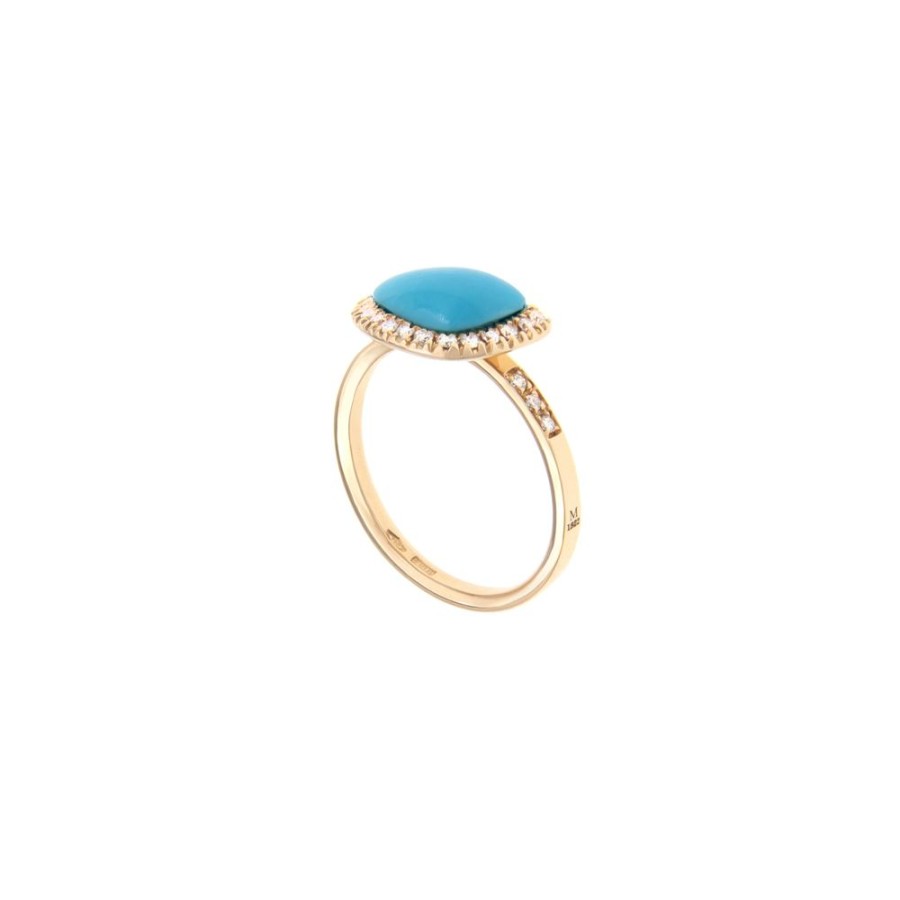 Modern Jewelry S.Vaggi | Gold Ring With Turquoise