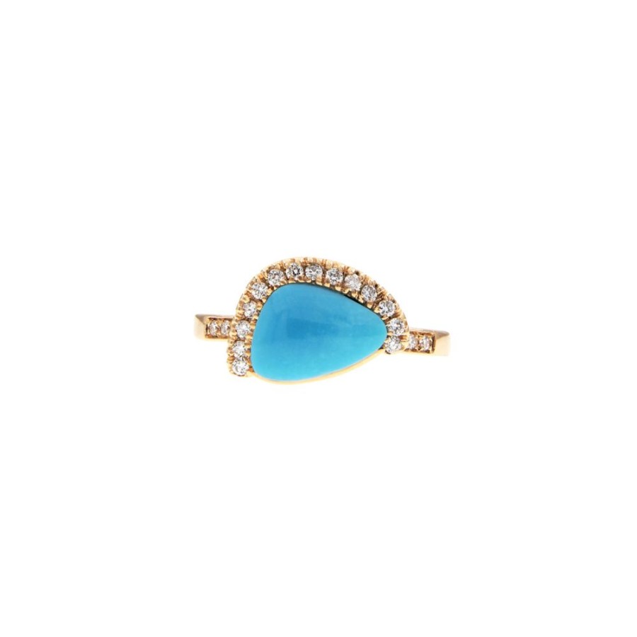 Modern Jewelry S.Vaggi | Gold Ring With Turquoise