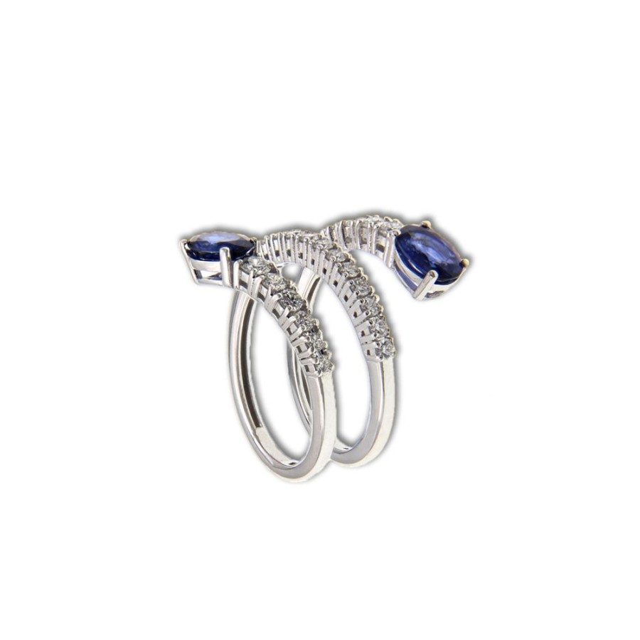 Modern Jewelry S.Vaggi | Gold Ring With Sapphires