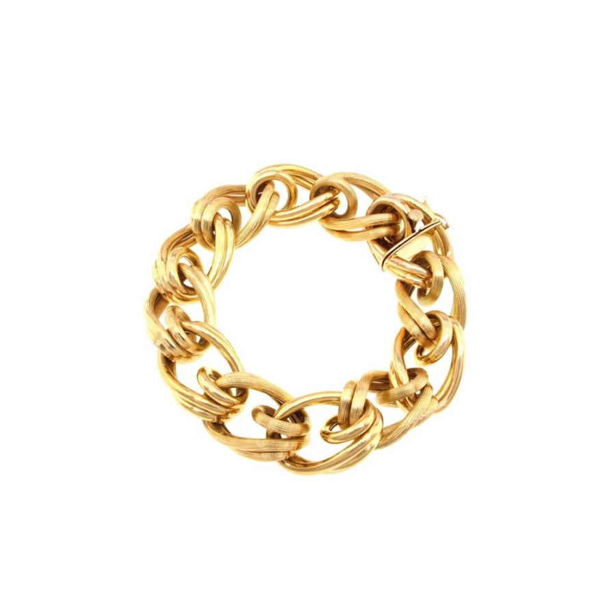 Vintage Jewelry S.Vaggi | Vintage Gold Bracelet